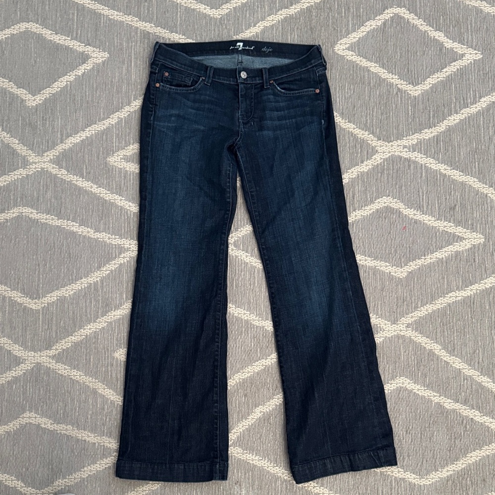 Seven for all mandkind DOJO Dark Blue Jeans size 29 great condition!